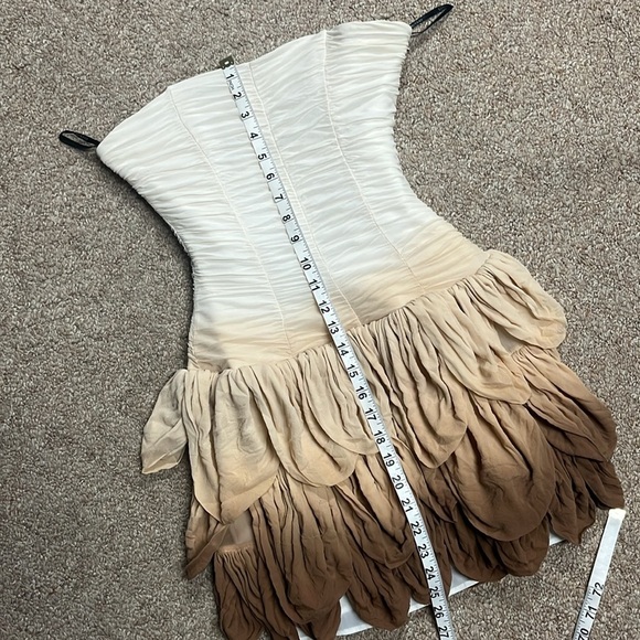 Bebe ombré ruffle dress size small - Picture 7 of 8